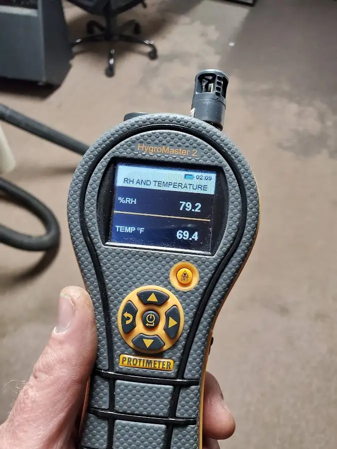 Moisture meter humidity assessment for Mold Remediation & Removal in Collinsville
